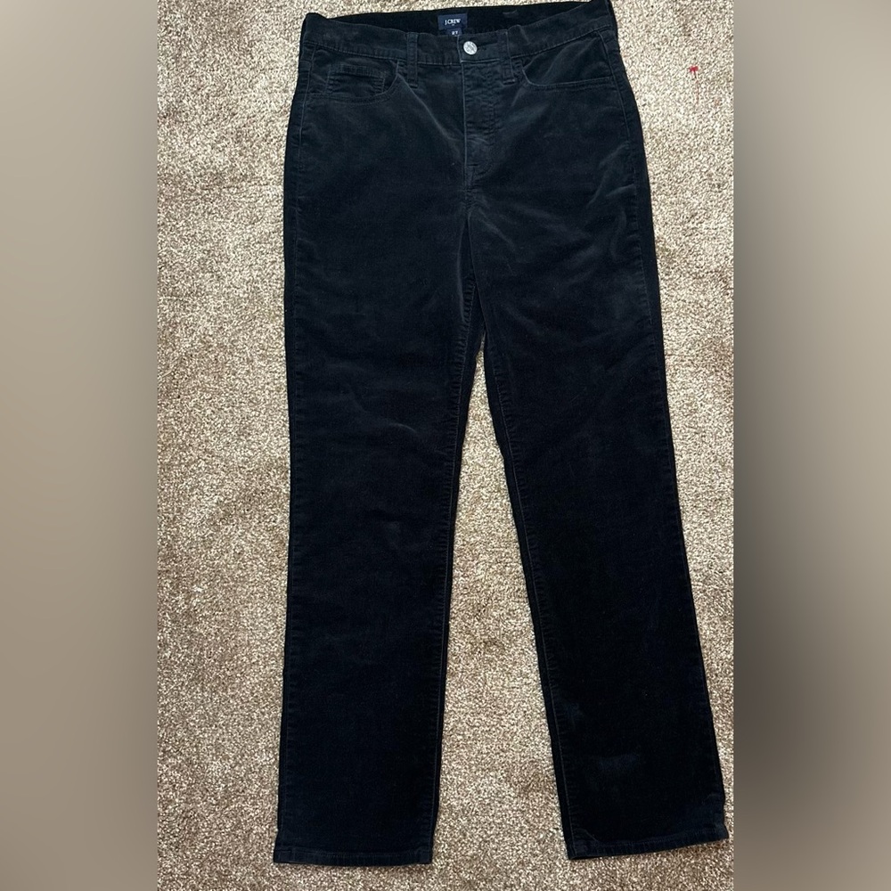 J. Crew Black Corduroy Pants